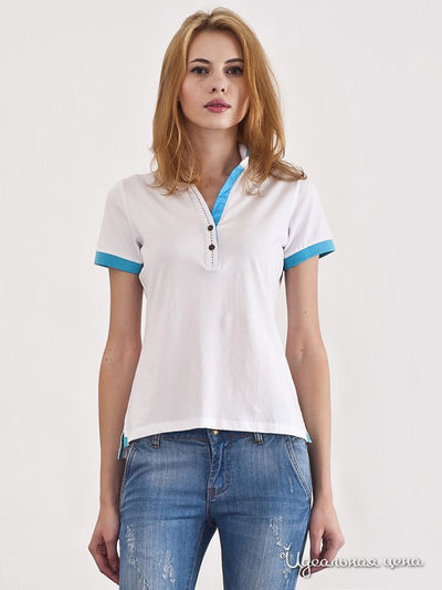 Футболка Liberavita, цвет цвет белый / синий