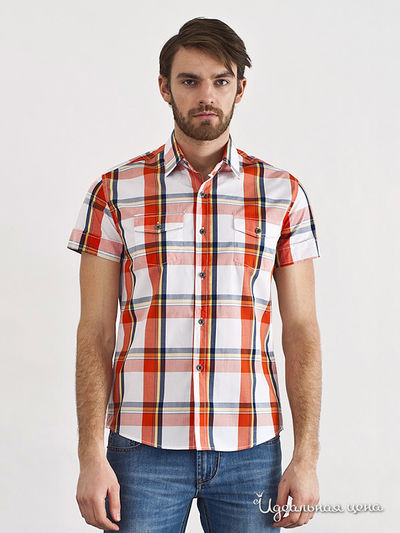 Рубашка Liberavita, цвет цвет красный / принт клетка