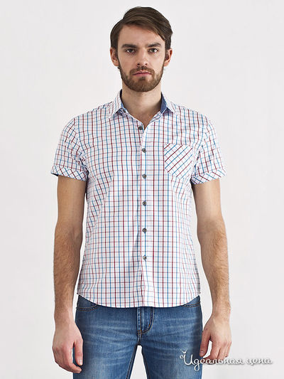 Рубашка Liberavita, цвет цвет белый / принт клетка