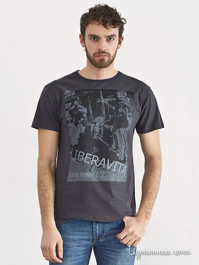 Футболка Liberavita, цвет цвет коричневый