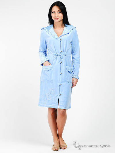 Халат Nic Club, цвет цвет голубой