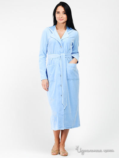 Халат Nic Club, цвет цвет голубой
