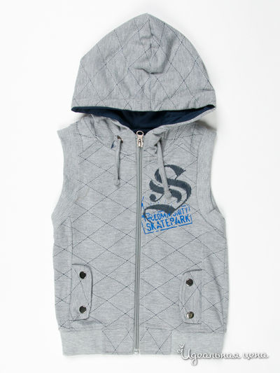 Жилет Knot so Bad, цвет цвет серый / голубой