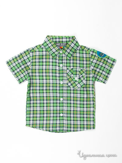 Рубашка Knot so Bad, цвет цвет зеленый / оранжевый