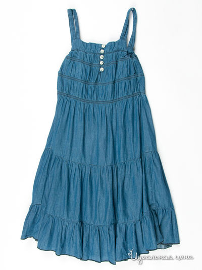 Сарафан Knot so Bad, цвет цвет синий