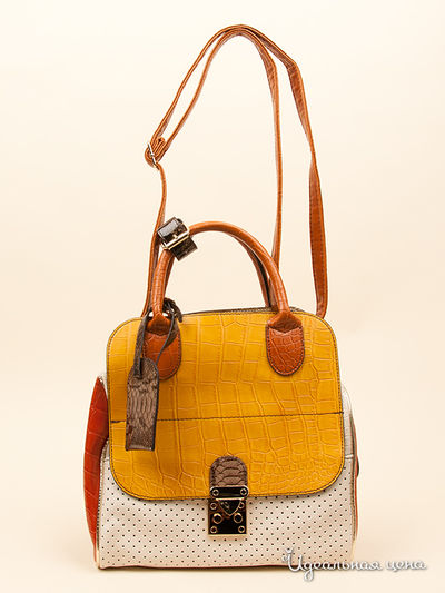 Сумка Lastoria, цвет цвет белый / желтый