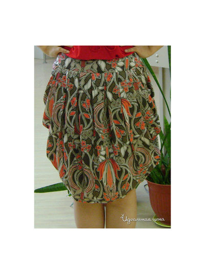 Юбка E.Levy, цвет цвет коралловый