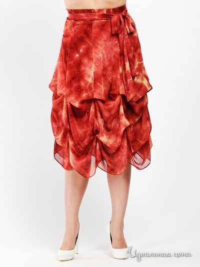 Юбка Anna Garda, цвет цвет бордовый