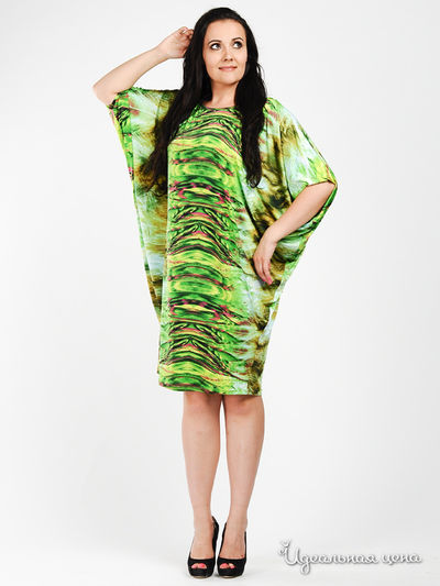 Платье Anna Garda, цвет цвет зеленый / мультиколор