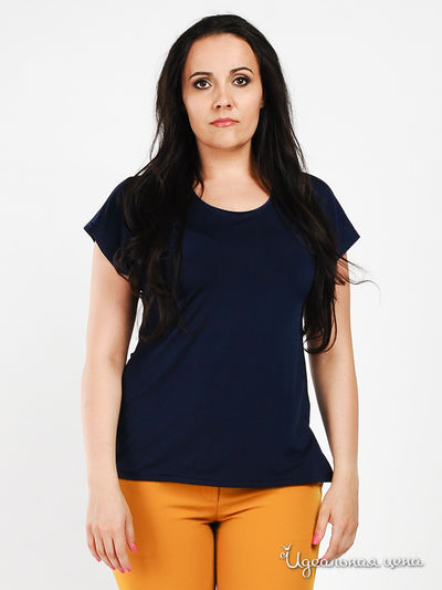 Блуза Anna Garda, цвет цвет синий