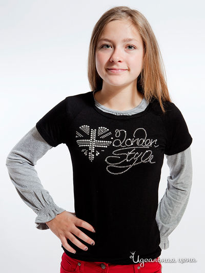 Лонгслив Million X, цвет цвет черный / серый