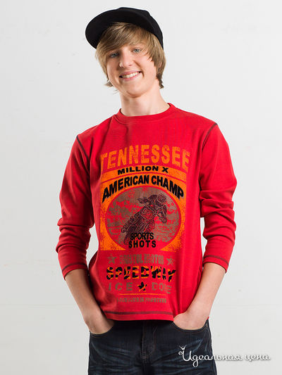 Лонгслив Million X, цвет цвет красный