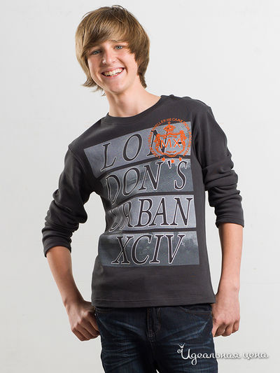 Лонгслив Million X, цвет цвет серо-коричневый