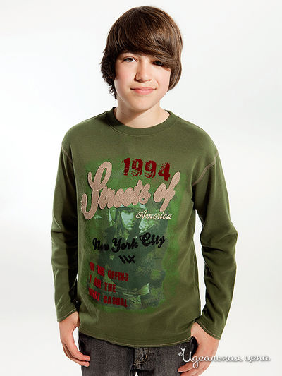 Лонгслив Million X, цвет цвет зеленый