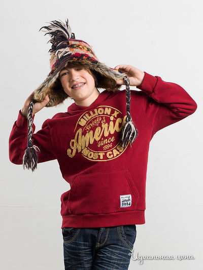 Свитшот Million X, цвет цвет темно-красный