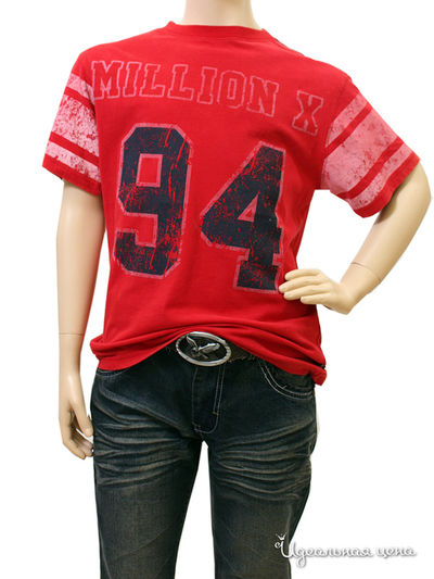 Футболка Million X, цвет цвет красный
