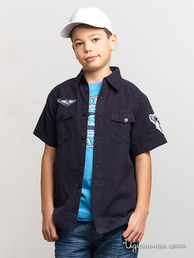 Рубашка Million X, цвет цвет синий