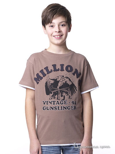 Футболка Million X, цвет цвет светло-коричневый
