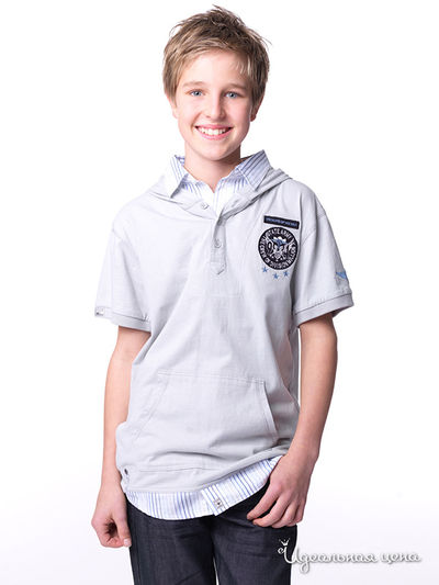 Футболка-поло Million X, цвет цвет серый