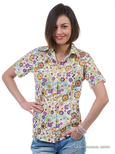 Рубашка Jess France, цвет цвет мультиколор