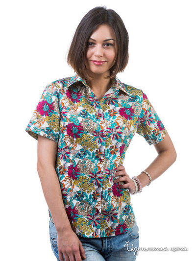 Рубашка Jess France, цвет цвет мультиколор