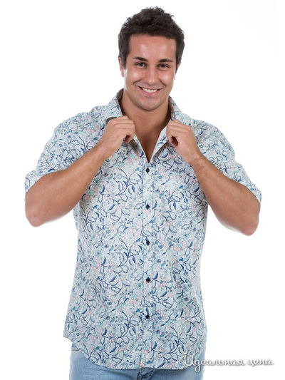 Рубашка Jess France, цвет цвет белый/синий