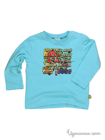 Лонгслив Coccodrillo, цвет цвет бирюзовый