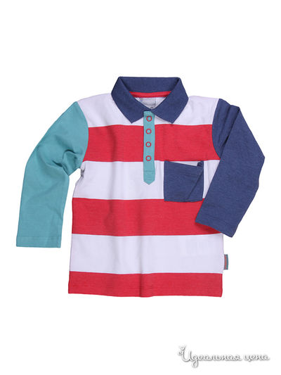 Поло Coccodrillo, цвет цвет красный / белый