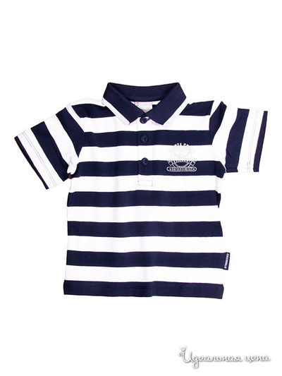 Поло Coccodrillo, цвет цвет синий / белый