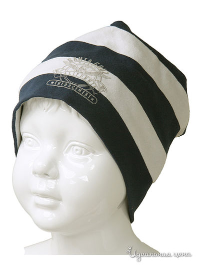 Шапка Coccodrillo, цвет цвет синий / белый