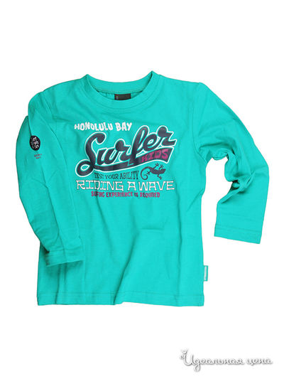 Лонгслив Coccodrillo, цвет цвет бирюзовый