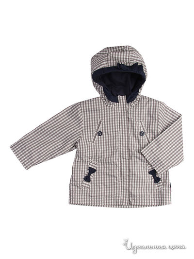 Куртка Coccodrillo, цвет цвет серый / принт клетка