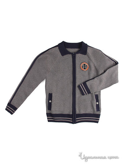 Кардиган Coccodrillo, цвет цвет синий / серый