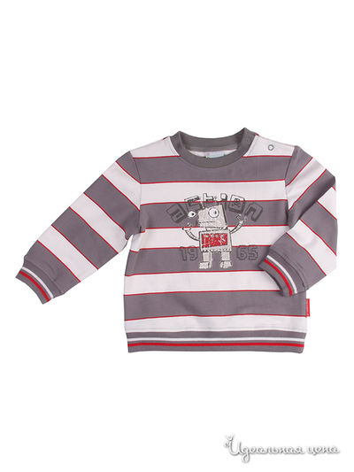 Лонгслив Coccodrillo, цвет цвет серый / белый