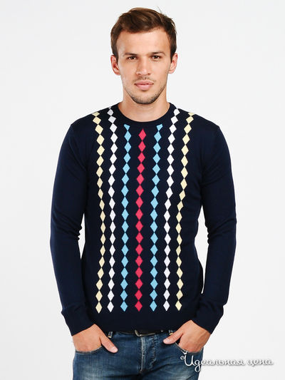 Джемпер Woollen Art, цвет цвет темно-синий