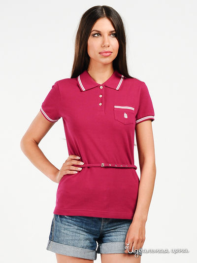 Поло Marina Yachting, цвет цвет бордовый
