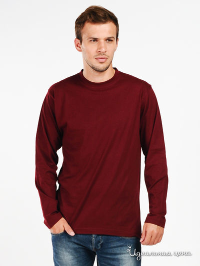 Лонгслив Lux, цвет цвет бордовый