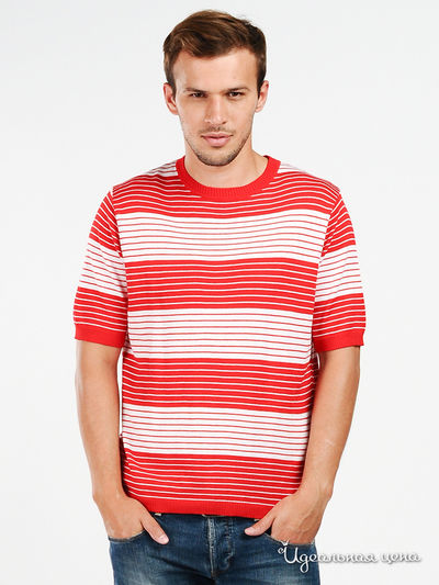 Джемпер Total Look, цвет цвет красный/ белый