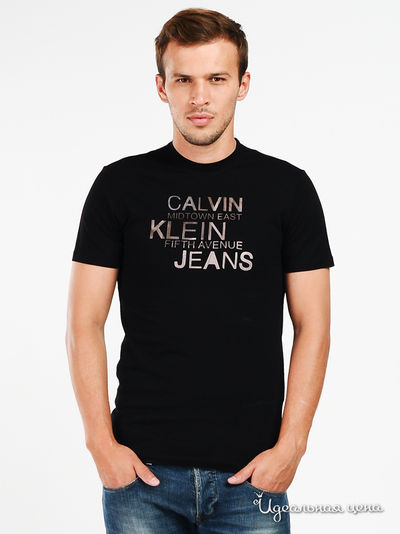 Футболка Calvin Klein Jeans, цвет цвет черный
