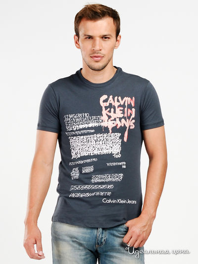 Футболка Calvin Klein Jeans, цвет цвет серый