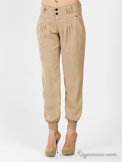 Брюки TIME OUT, цвет цвет бежевый