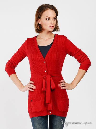 Кардиган TIME OUT, цвет цвет красный