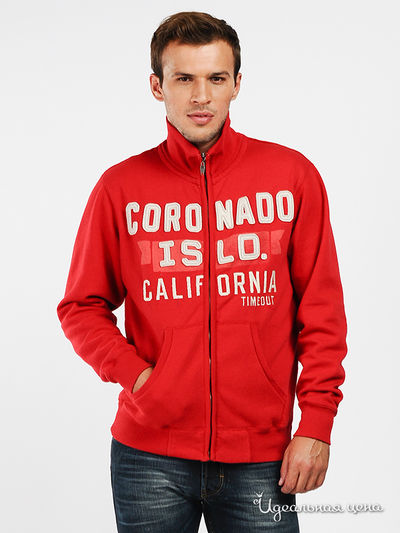 Толстовка TIME OUT, цвет цвет красный