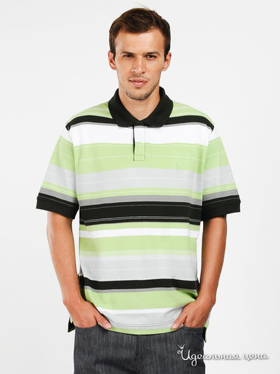 Поло Rocawear, цвет цвет зеленый / серый