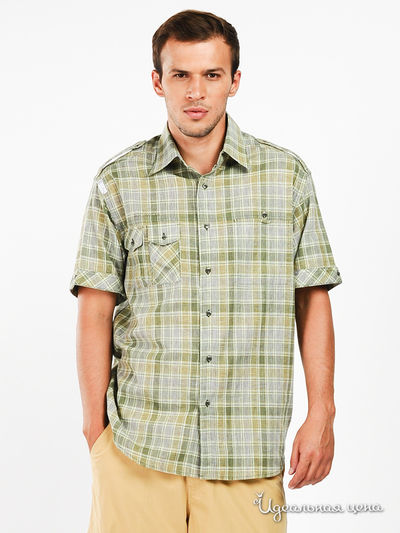 Рубашка Rocawear, цвет цвет зеленый / желтый