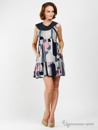 Сарафан Star Rise, цвет цвет серо-голубой / мультиколор