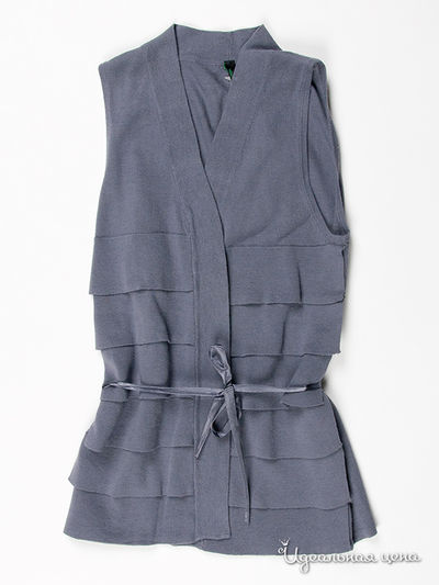 Кардиган Benetton Bambini, цвет цвет серо-лиловый