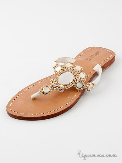 Сандалии Mystique, цвет цвет белый / темно-бежевый