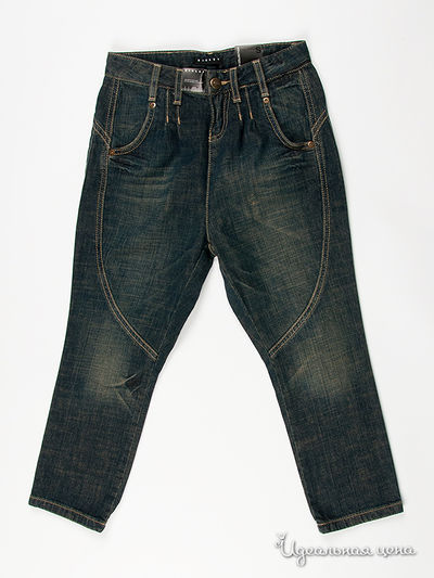 Джинсы Sisley, цвет цвет сине-коричневый