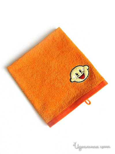 Полотенце Rimako, цвет цвет оранжевый / смайлик